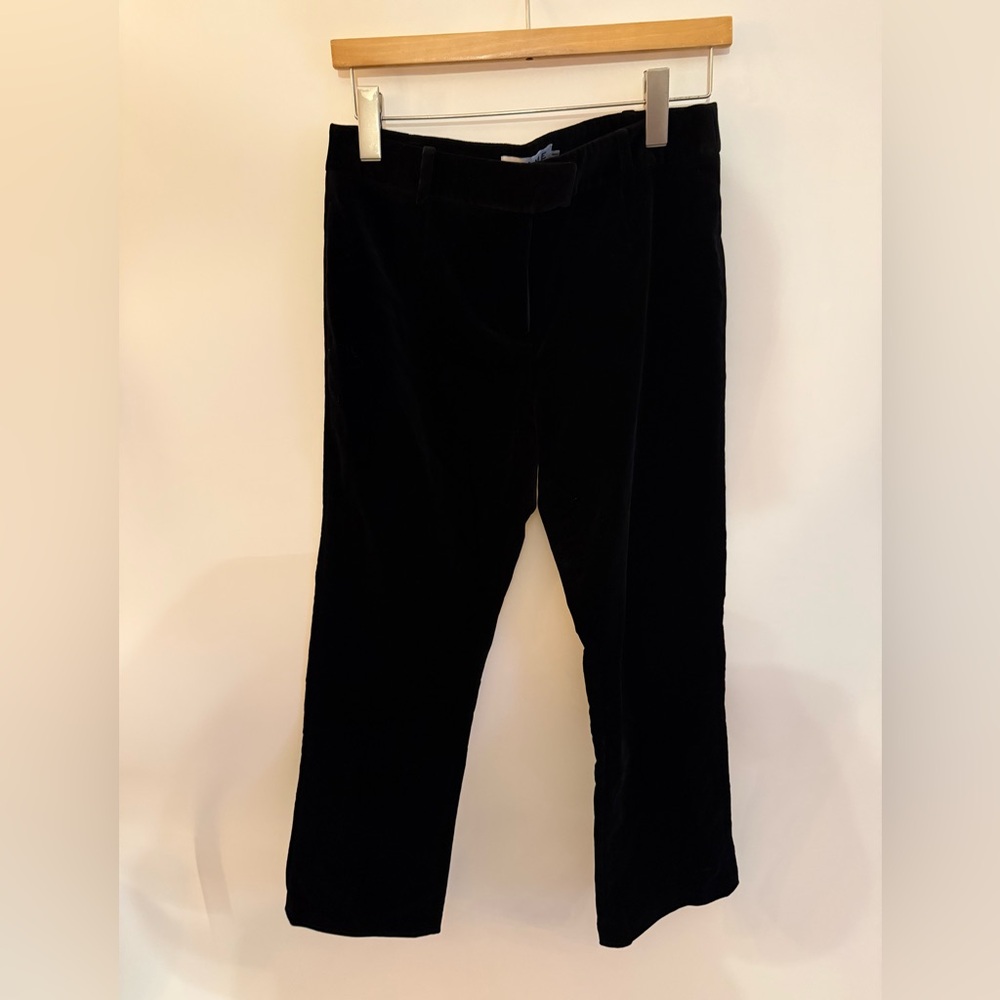 Frame Atelier black velvet cropped pants - Picture 4 of 10